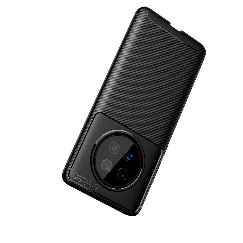Mobilskal Huawei Mate 40 Pro Flexibel Kolfiberstruktur