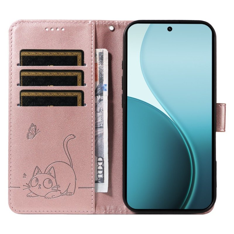 Fodral För Oppo Reno 14 5g Katt