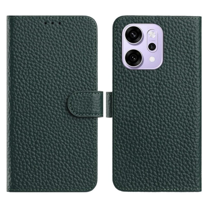 Läderfodral Oppo Reno 14 5g Telefonfodral Texturerat Läder