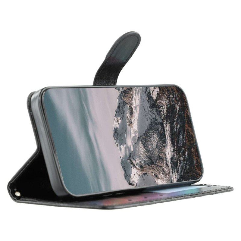 Läderskal Fodral Oppo Reno 14 5g Mandaladesign