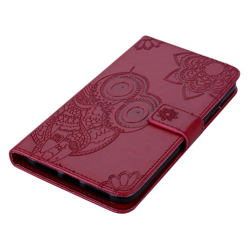 Fodral Samsung Galaxy A21s Uggla Mandala Och Lanyard