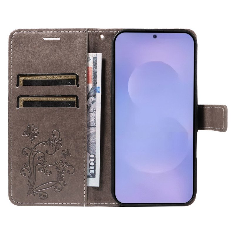 Fodral För Samsung Galaxy S26 Jättefjärilar