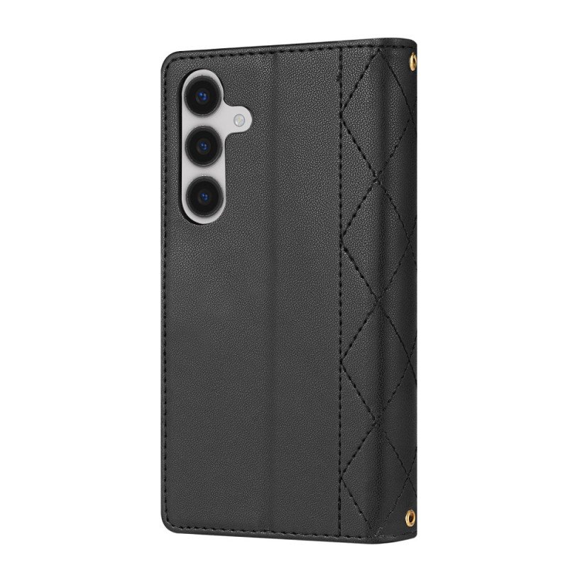 Fodral Samsung Galaxy S26 Quiltad Med Justerbar Axelrem