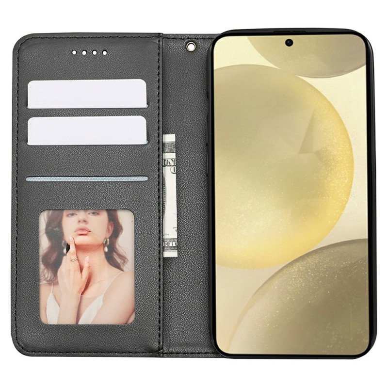 Folio-fodral För Samsung Galaxy S26 Rutmönster