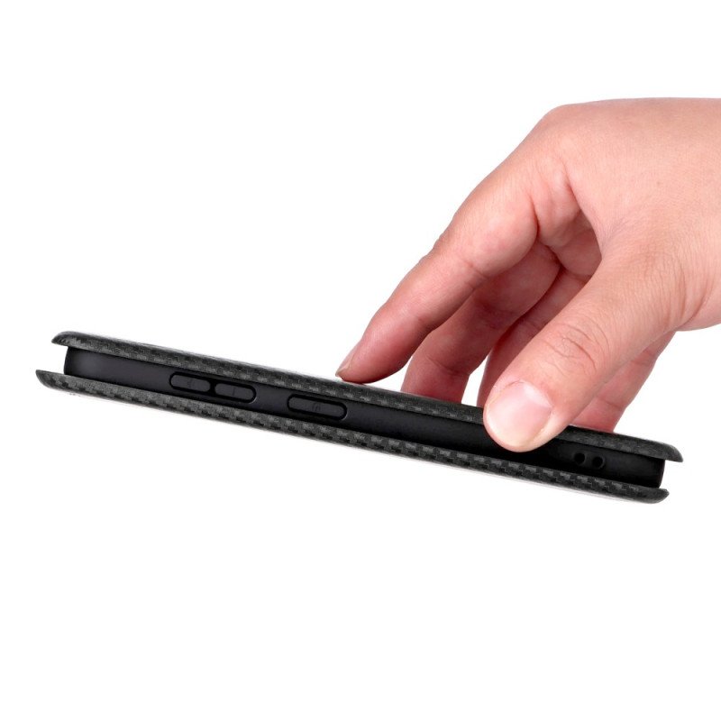 Folio-fodral Samsung Galaxy S26 Fibertexturerad Kolfiber