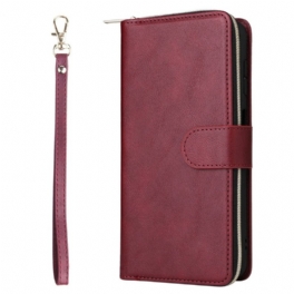 Läderfodral Samsung Galaxy S26 Telefonfodral Plånbok Med Dragkedja