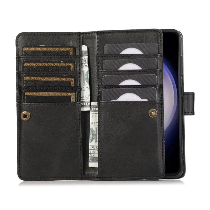 Läderskal Fodral Samsung Galaxy S26 Magnetisk Plånbok Och Rem