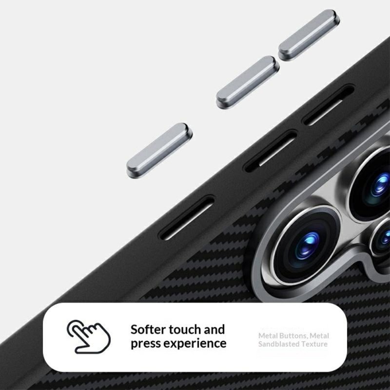 Skal För Samsung Galaxy S26 Abeel Magnetisk Kolfibertextur