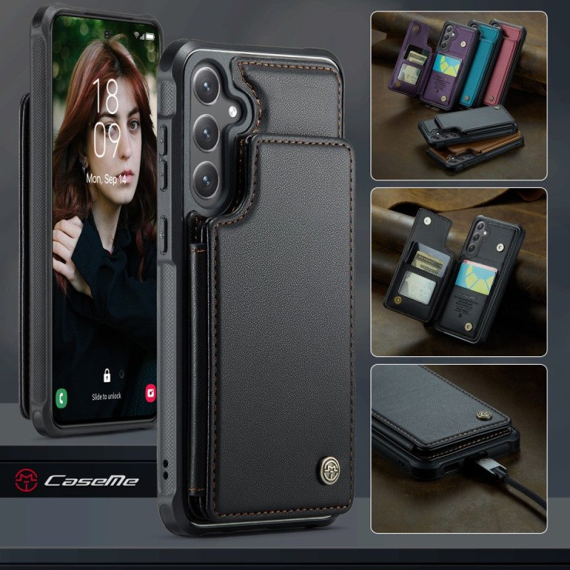 Skal För Samsung Galaxy S26 Rfid-blockerande Och 5 Kortfack Caseme