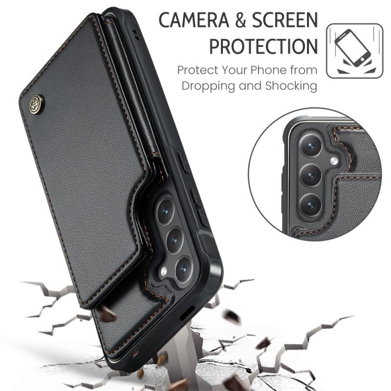 Skal För Samsung Galaxy S26 Rfid-blockerande Och 5 Kortfack Caseme