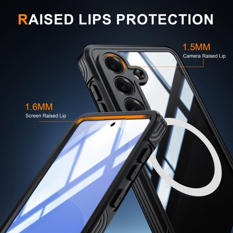 Skal Samsung Galaxy S26 Magnetisk Med Skyddande Film I Härdat Glas