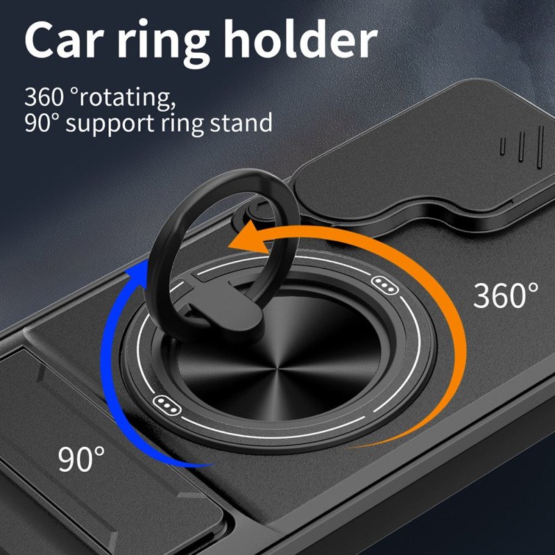 Skal Samsung Galaxy S26 Magnetisk Vikbar Ringhållare Och Kameraskydd