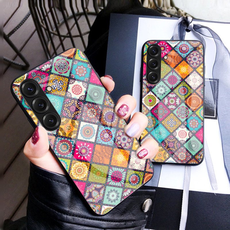 Skal Samsung Galaxy S26 Patchwork-stativ Och Rem