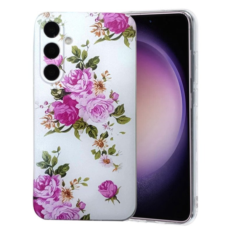 Skal Samsung Galaxy S26 Rosa Blommor