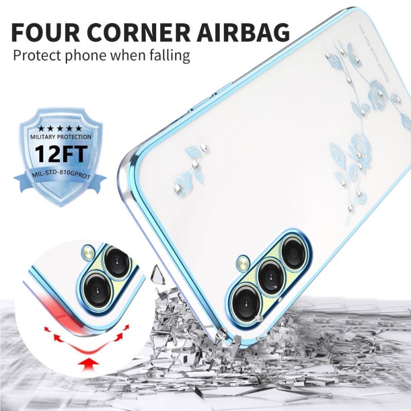 Skal Samsung Galaxy S26 Strass Och Blommor Kadem