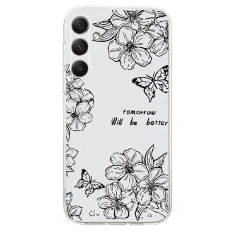 Skal Samsung Galaxy S26 Svarta Blommor