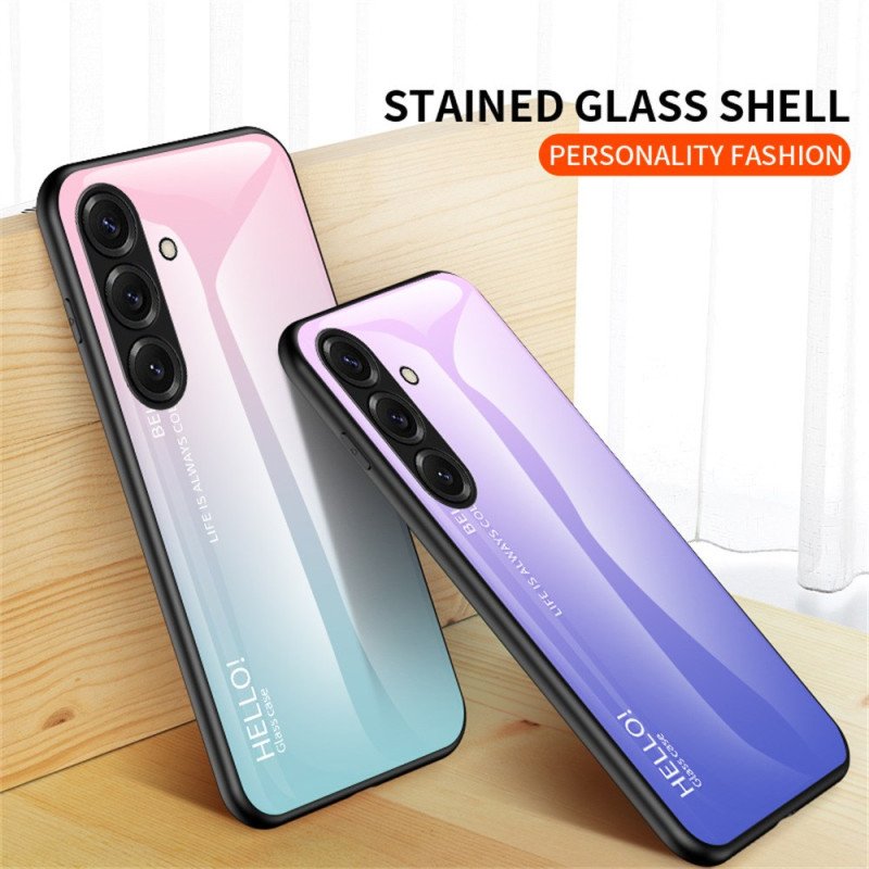 Skal Samsung Galaxy S26 Telefonfodral Hello Härdat Glas