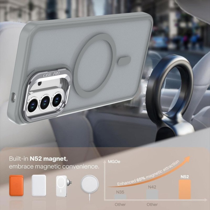 Skal Samsung Galaxy S26 Telefonfodral Magnetisk Med Hopfällbart Stöd