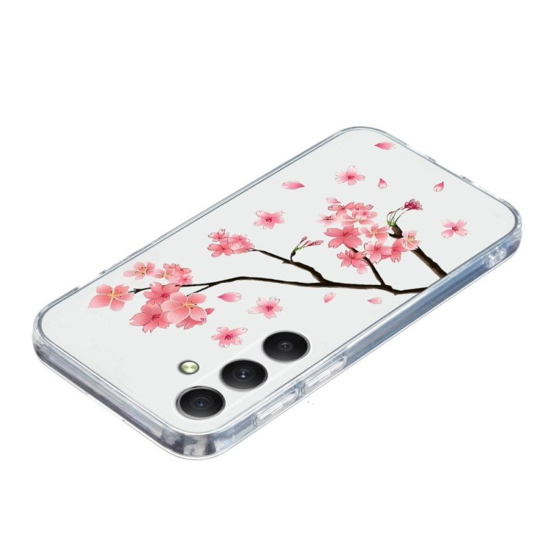 Skal Samsung Galaxy S26 Telefonfodral Plommonblommor