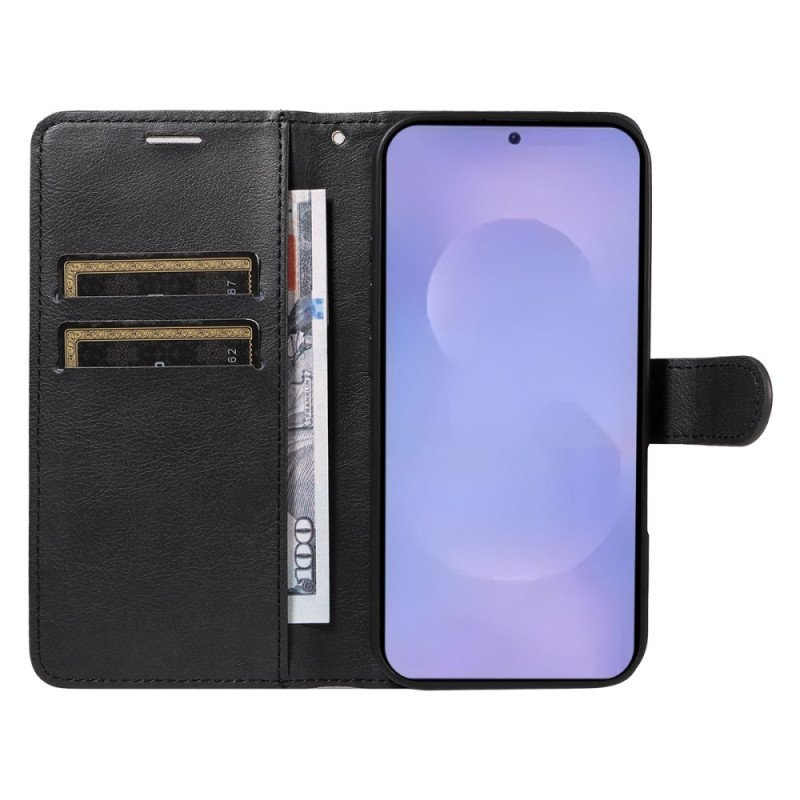 Skyddsfodral Samsung Galaxy S26 Enfärgat Imitationsläder