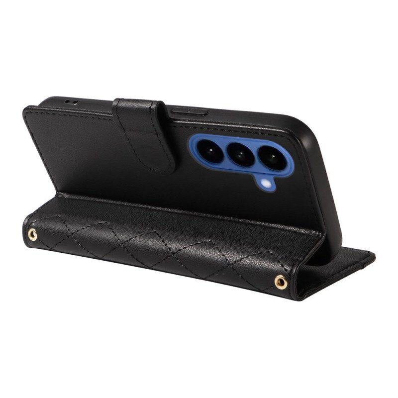 Skyddsfodral Samsung Galaxy S26 Quiltad Med Remmar