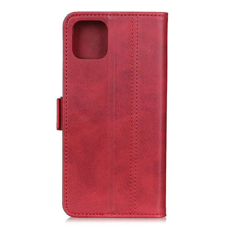 Fodral Xiaomi Mi 10 Lite Subtila Sömmar