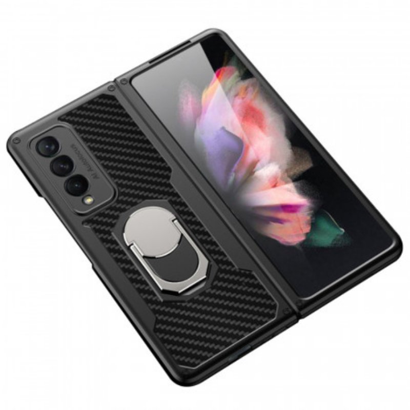 Mobilskal Samsung Galaxy Z Fold 3 5G Kolfiberringstöd Gkk