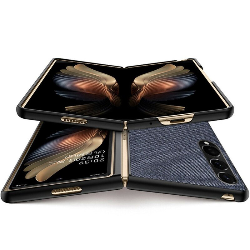 Skal Samsung Galaxy Z Fold 3 5G Texturerad Lädereffekt