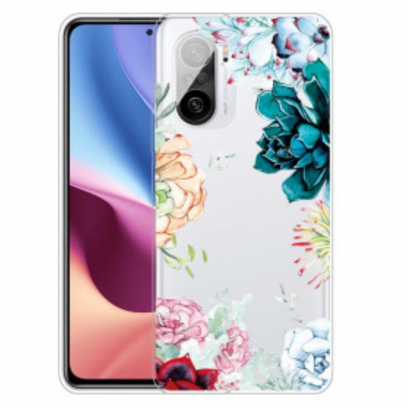 Mobilskal Xiaomi Mi 11i 5G Sömlös Akvarell Blommor