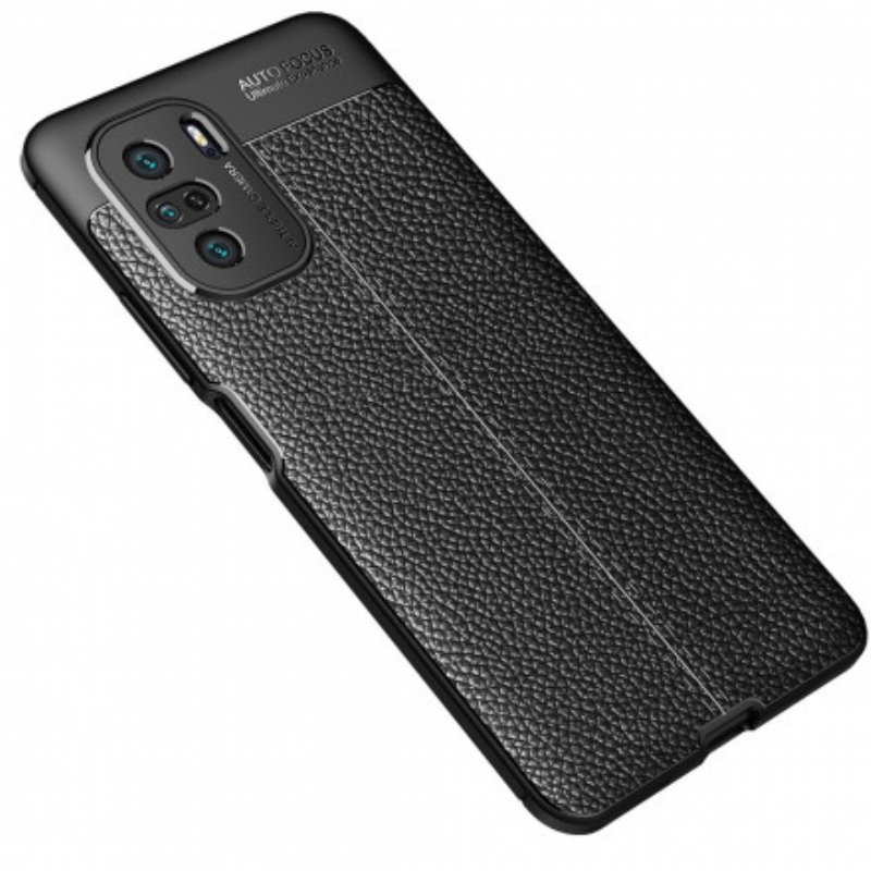 Skal Xiaomi Mi 11i 5G Lädereffekt Litchi Dubbel Linje