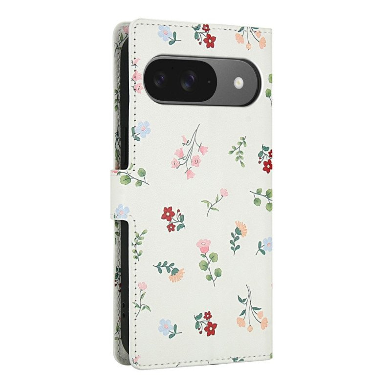 Fodral Google Pixel 10 / 10 Pro Blommig Rem