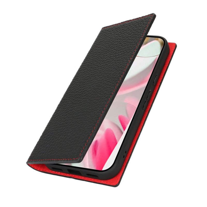 Folio-fodral Google Pixel 10 / 10 Pro Texturerad Läderrem