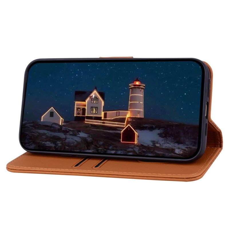 Läderfodral Google Pixel 10 / 10 Pro Telefonfodral Leende- Och Mönsterdiamanter