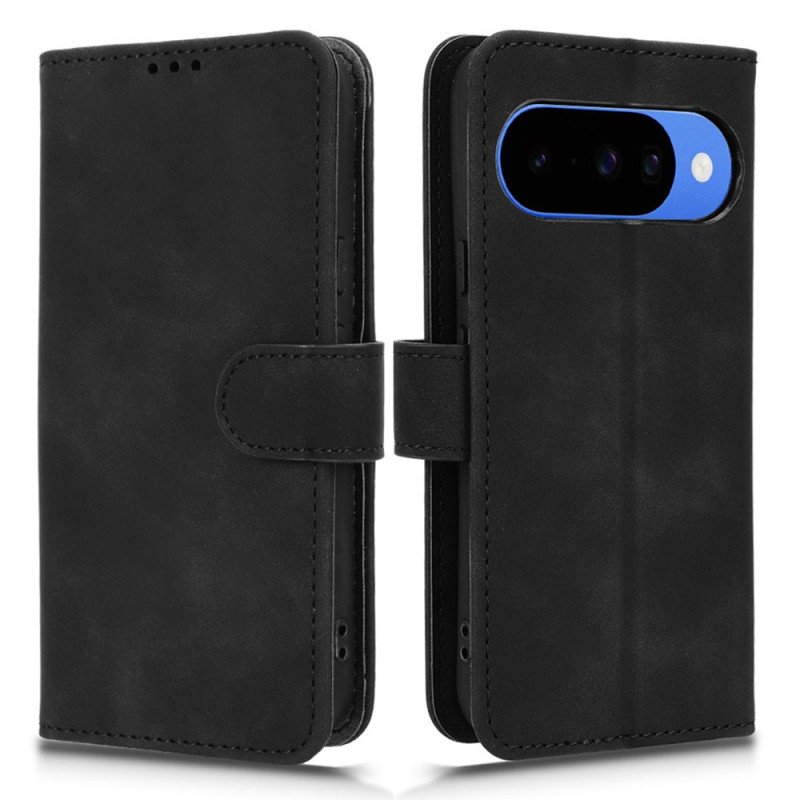 Läderfodral Google Pixel 10 / 10 Pro Telefonfodral Mockaeffekt