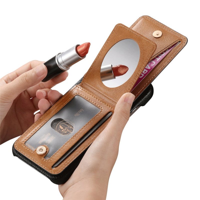 Skal För Google Pixel 10 / 10 Pro Korthållare Och Spegel