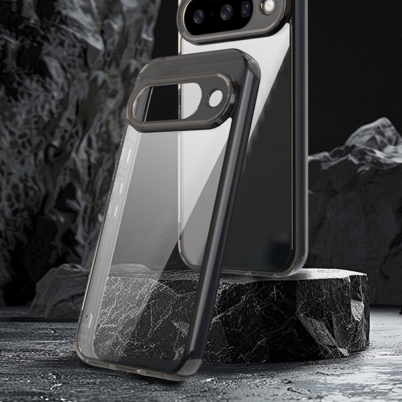 Skal För Google Pixel 10 / 10 Pro Transparent Med Metallkant