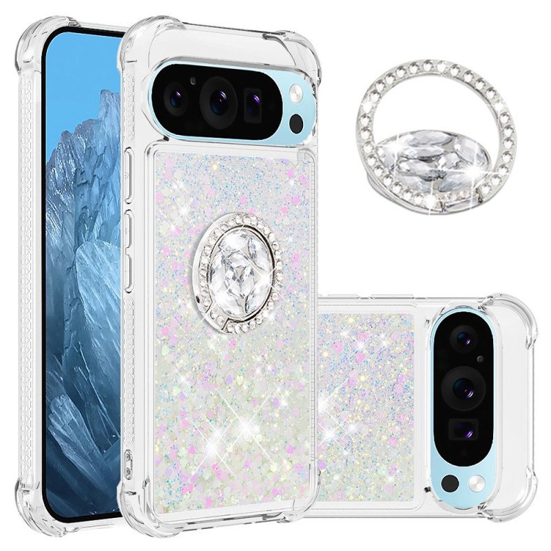 Skal Google Pixel 10 / 10 Pro Glitter Med Ringhållare