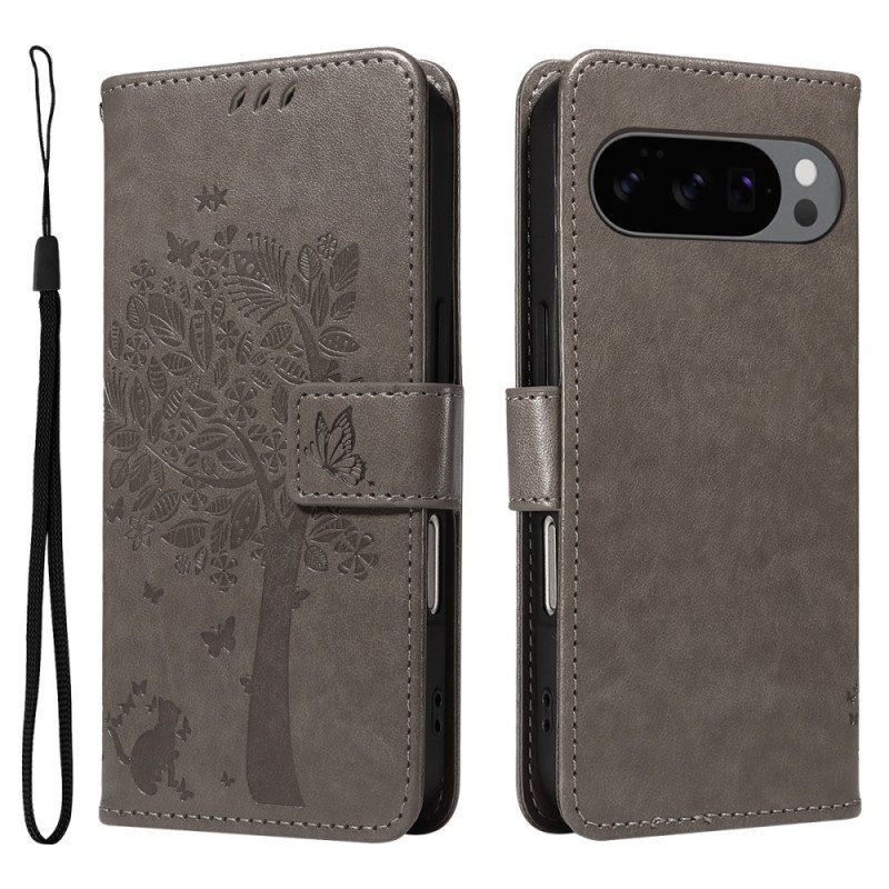 Skyddsfodral Google Pixel 10 / 10 Pro Träd Och Katt