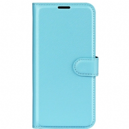 Läderfodral Xiaomi Redmi Note 13 4g Telefonfodral Klassiskt Litchi Konstläder