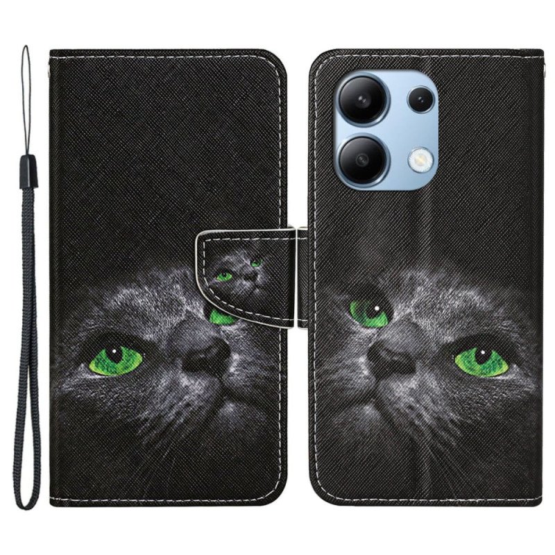 Skyddsfodral Xiaomi Redmi Note 13 4g Grönögd Katt