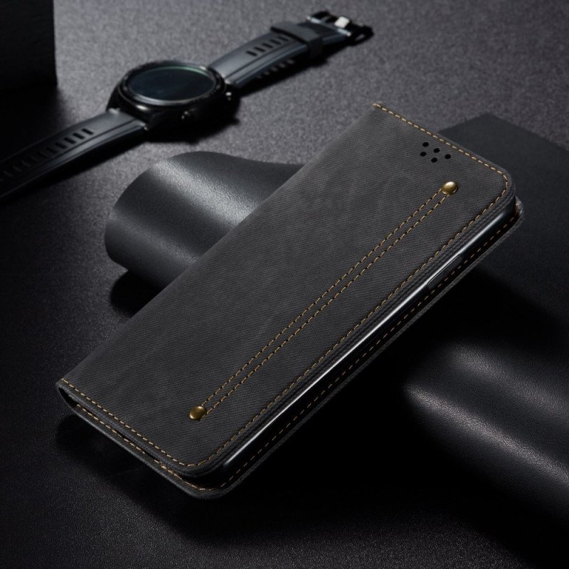 Folio-fodral Xiaomi Redmi Note 14 Pro 5g Denimtyg