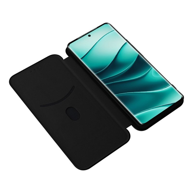 Folio-fodral Xiaomi Redmi Note 14 Pro 5g Kolfiber Fiber