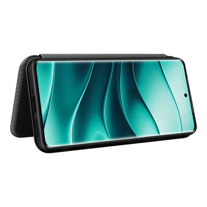 Folio-fodral Xiaomi Redmi Note 14 Pro 5g Kolfiber Fiber