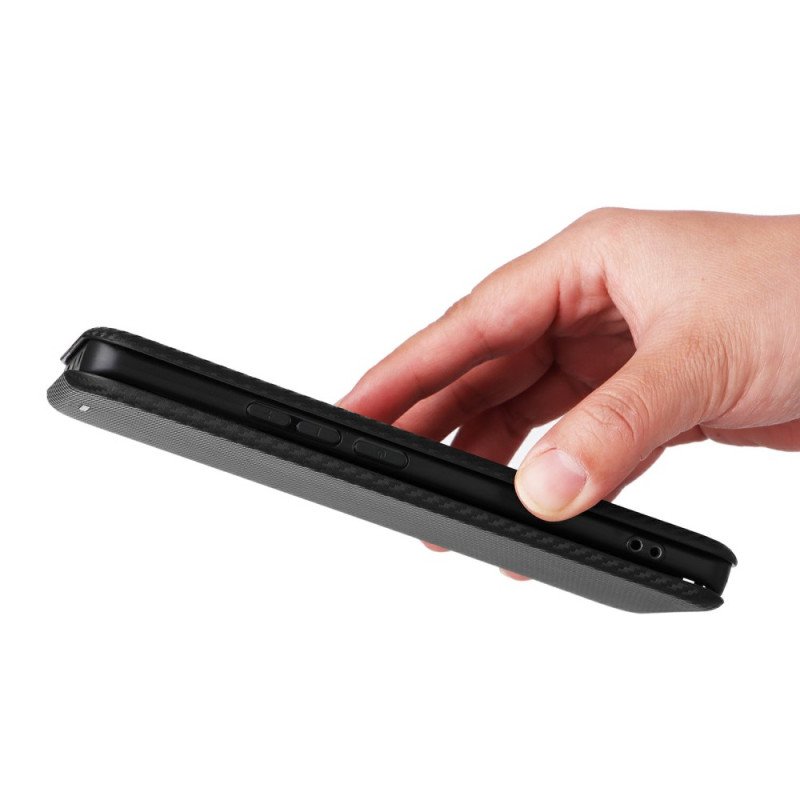 Folio-fodral Xiaomi Redmi Note 14 Pro 5g Kolfiber Fiber