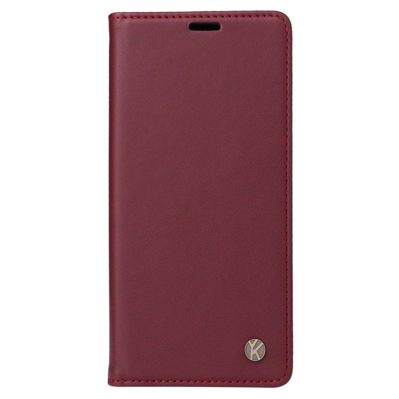 Folio-fodral Xiaomi Redmi Note 14 Pro 5g Yikatu Konstläder