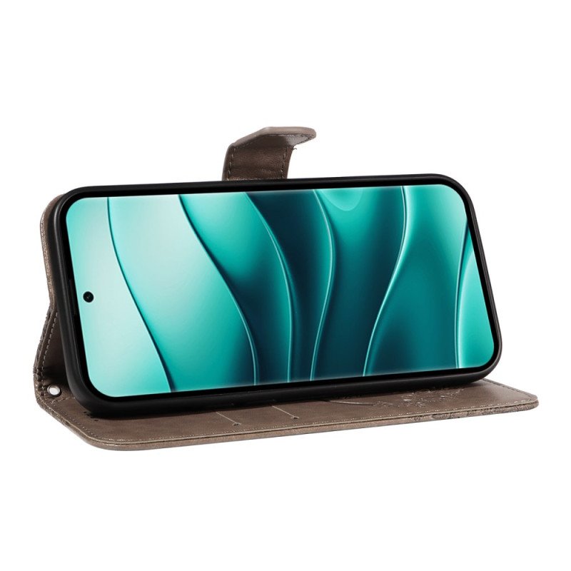 Läderfodral Xiaomi Redmi Note 14 Pro 5g Telefonfodral Grafisk Fjäril