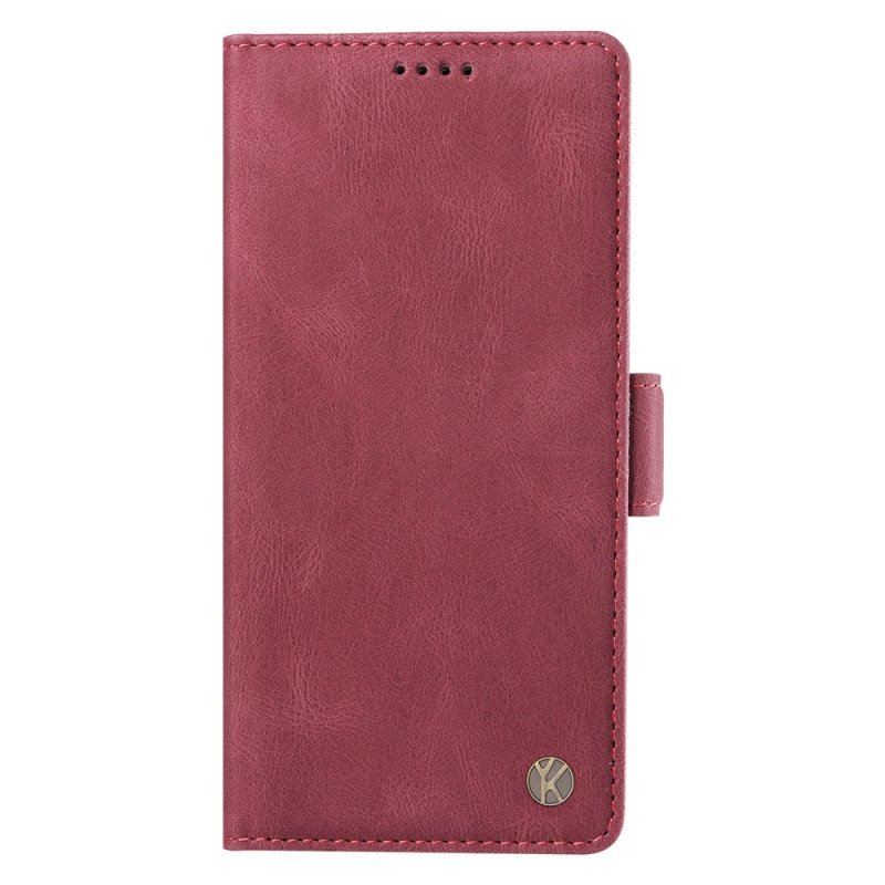 Läderfodral Xiaomi Redmi Note 14 Pro 5g Telefonfodral Ykatu Mockaeffekt