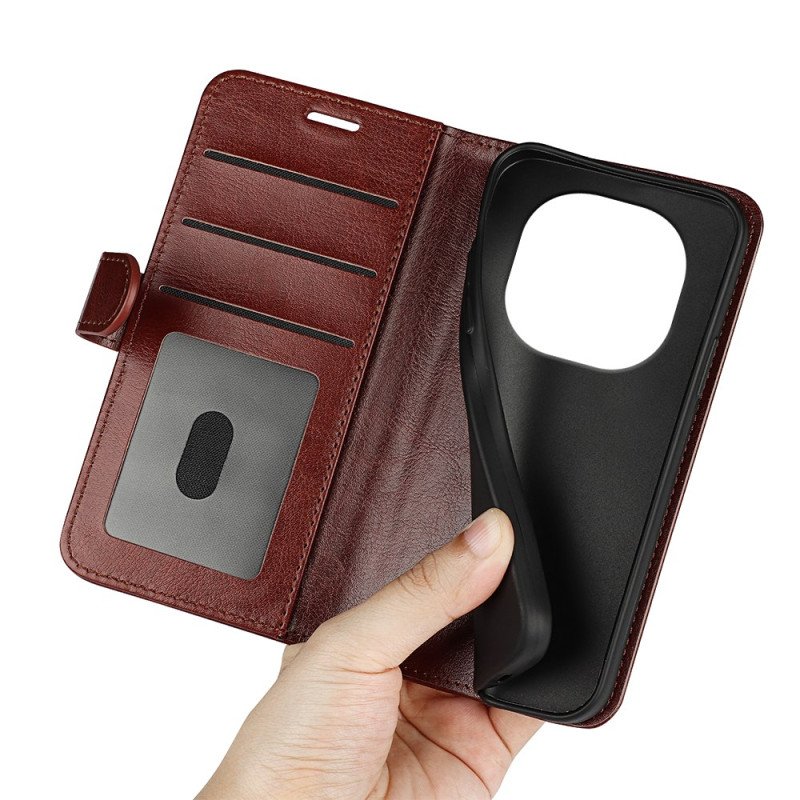 Läderskal Fodral Xiaomi Redmi Note 14 Pro 5g Vintage