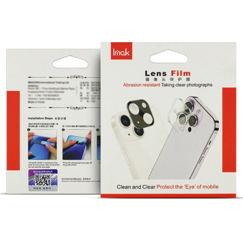 Linsskydd I Härdat Glas För Xiaomi Redmi Note 14 Pro 5g / Poco X7 (svart Version)