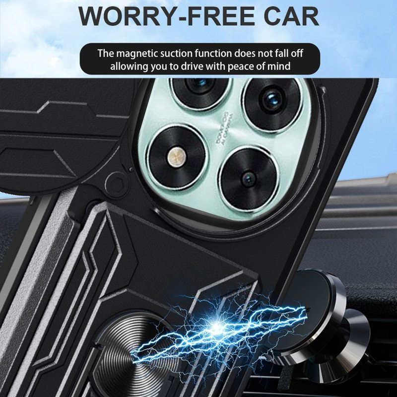 Skal För Xiaomi Redmi Note 14 Pro 5g Skjutbart Kameraskydd Och Stativ